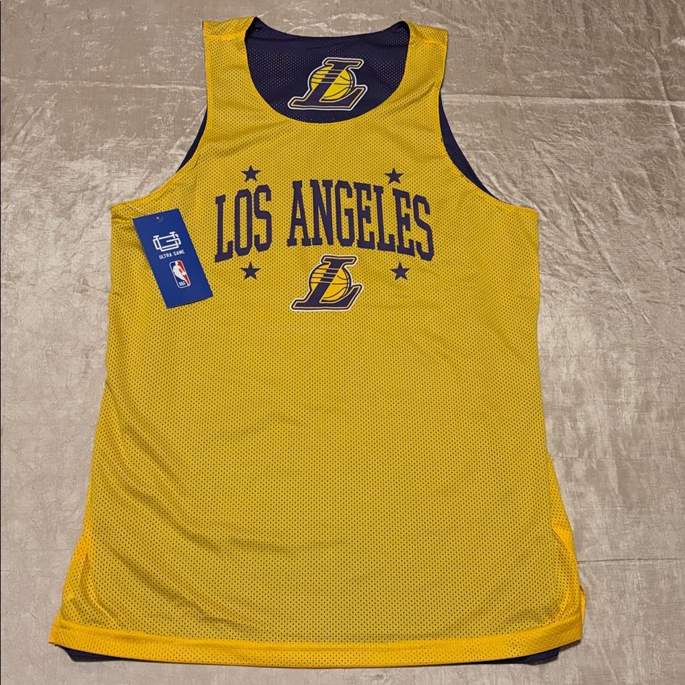Los Angeles Lakers Reversible Practice Jersey Size Large